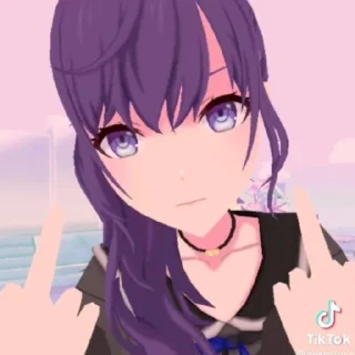 🖕 emoji Мафую Telegram sticker 5 of 24
