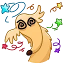 😵‍💫 emoji Borzoi Telegram sticker 19 of 38