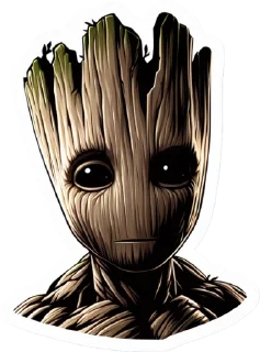 😕 emoji Groot :: @antonovsashka Telegram sticker 8 of 34