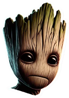 🙄 emoji Groot :: @antonovsashka Telegram sticker 13 of 34