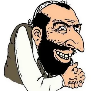 🧔 emoji Well well well Telegram sticker 12 of 14