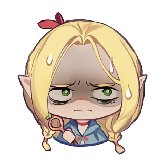 😰 emoji Marcille (@dasein0) Telegram sticker 11 of 25