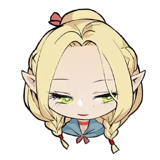 😏 emoji Marcille (@dasein0) Telegram sticker 8 of 25
