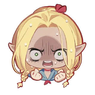 😡 emoji Marcille (@dasein0) Telegram sticker 7 of 25