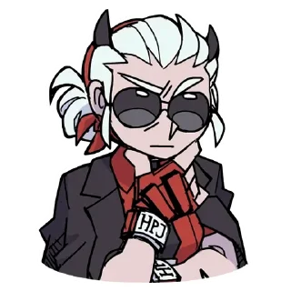 🤔 emoji Helltaker (@dasein0) Telegram sticker 9 of 116