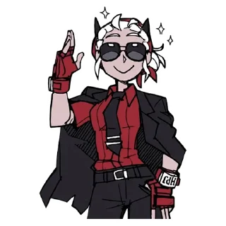 Sticker from Helltaker (@dasein0)