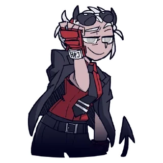 😎 emoji Helltaker (@dasein0) Telegram sticker 7 of 116
