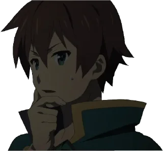 🤔 emoji Kazuma Telegram sticker 12 of 34