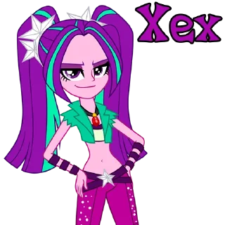 😏 emoji I'm Aria Blaze (EG) | by @Ha1Gud Telegram sticker 6 of 15