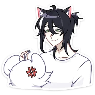 ☺ emoji Рен @StickersPackRobot Telegram sticker 21 of 77