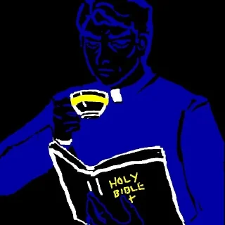 📕 emoji Faith the unholy stickers memes Telegram sticker 8 of 23
