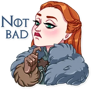☹️ emoji Sansa Stark Telegram sticker 19 of 25