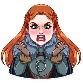 😡 emoji Sansa Stark Telegram sticker 21 of 25