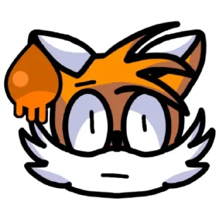 😓 emoji Tails @tails_love Telegram sticker 9 of 30