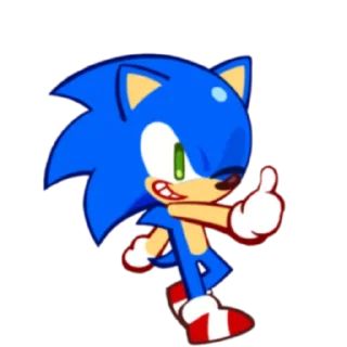 Sticker from Sonic and Tails Cookie!