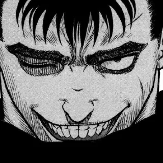 🙂 emoji Berserk Guts @pinterest_to_stickerbot Telegram sticker 8 of 82