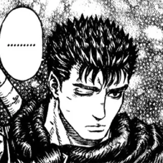 🙂 emoji Berserk Guts @pinterest_to_stickerbot Telegram sticker 18 of 82