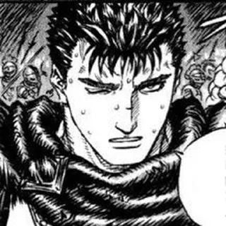 🙂 emoji Berserk Guts @pinterest_to_stickerbot Telegram sticker 13 of 82
