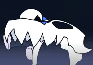 🌟 emoji Jevil VS Sans Telegram sticker 17 of 50