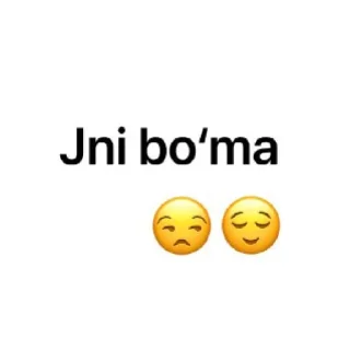 😒 emoji Gapde😂 by @StikerYaratishbot Telegram sticker 8 of 29