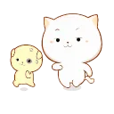 Sticker from naughty cat @stickersb2b