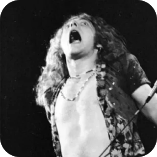 😧 emoji Silly Led Zeppelin Telegram sticker 19 of 119