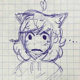 😦 emoji Мишель Telegram sticker 12 of 12