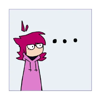 🫥 emoji Мишель Telegram sticker 4 of 12
