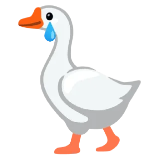 🥲 emoji Гусь не обнимусь! Telegram sticker 22 of 120