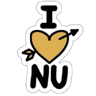 Sticker from NU stickers