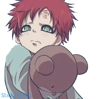 Sticker from Naruto Official Stickers 6 (Gaara)