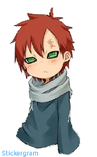 Sticker from Naruto Official Stickers 6 (Gaara)