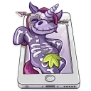 😝 emoji Undead Unicorn Telegram sticker 24 of 25