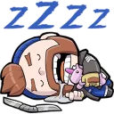 🌙 emoji BlackCross’ Suicide Squad Telegram sticker 23 of 24