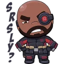 😤 emoji BlackCross’ Suicide Squad Telegram sticker 24 of 24