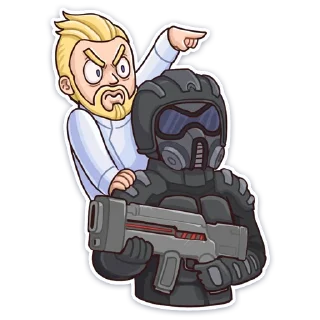 😠 emoji SCP Foundation | ARTSCP Telegram sticker 10 of 49