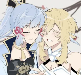 🌸 emoji Аяка & Люмин Telegram sticker 17 of 29