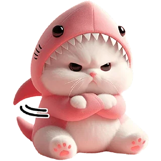 😤 emoji Парные Акулы @Nyasticks Telegram sticker 23 of 42