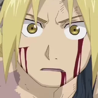 😤 emoji Edward Elric @createvety Telegram sticker 15 of 30