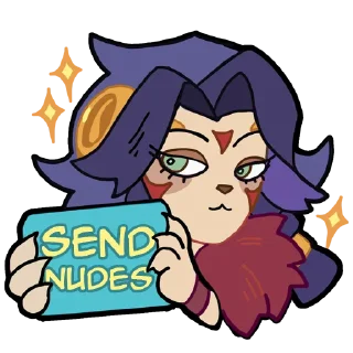 😏 emoji AFK Arena heroes Telegram sticker 23 of 61