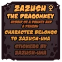 ✍️ emoji Zazush the Dragonkey(wtf) Telegram sticker 22 of 22