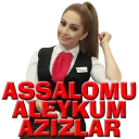 Sticker from fan