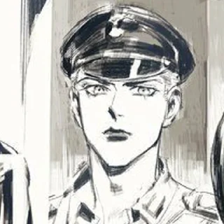 👮‍♂ emoji Abbacchio Leone Telegram sticker 5 of 60