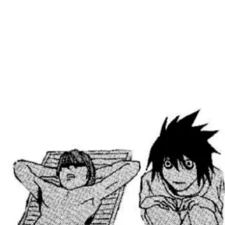😶 emoji Death Note L Telegram sticker 21 of 29