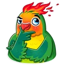 🤔 emoji Love Bird Telegram sticker 15 of 36
