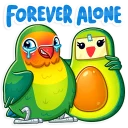 😬 emoji Love Bird Telegram sticker 24 of 36