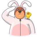 👋 emoji Easter Bear Telegram sticker 5 of 31