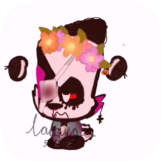 😳 emoji Лаванда Свайдер (Kurotochi_art) Telegram sticker 21 of 42