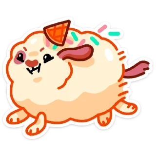 🏃‍♂️ emoji Айс и Крим :: @stickroom Telegram sticker 5 of 48