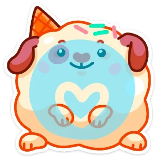 ❤️ emoji Айс и Крим :: @stickroom Telegram sticker 21 of 48
